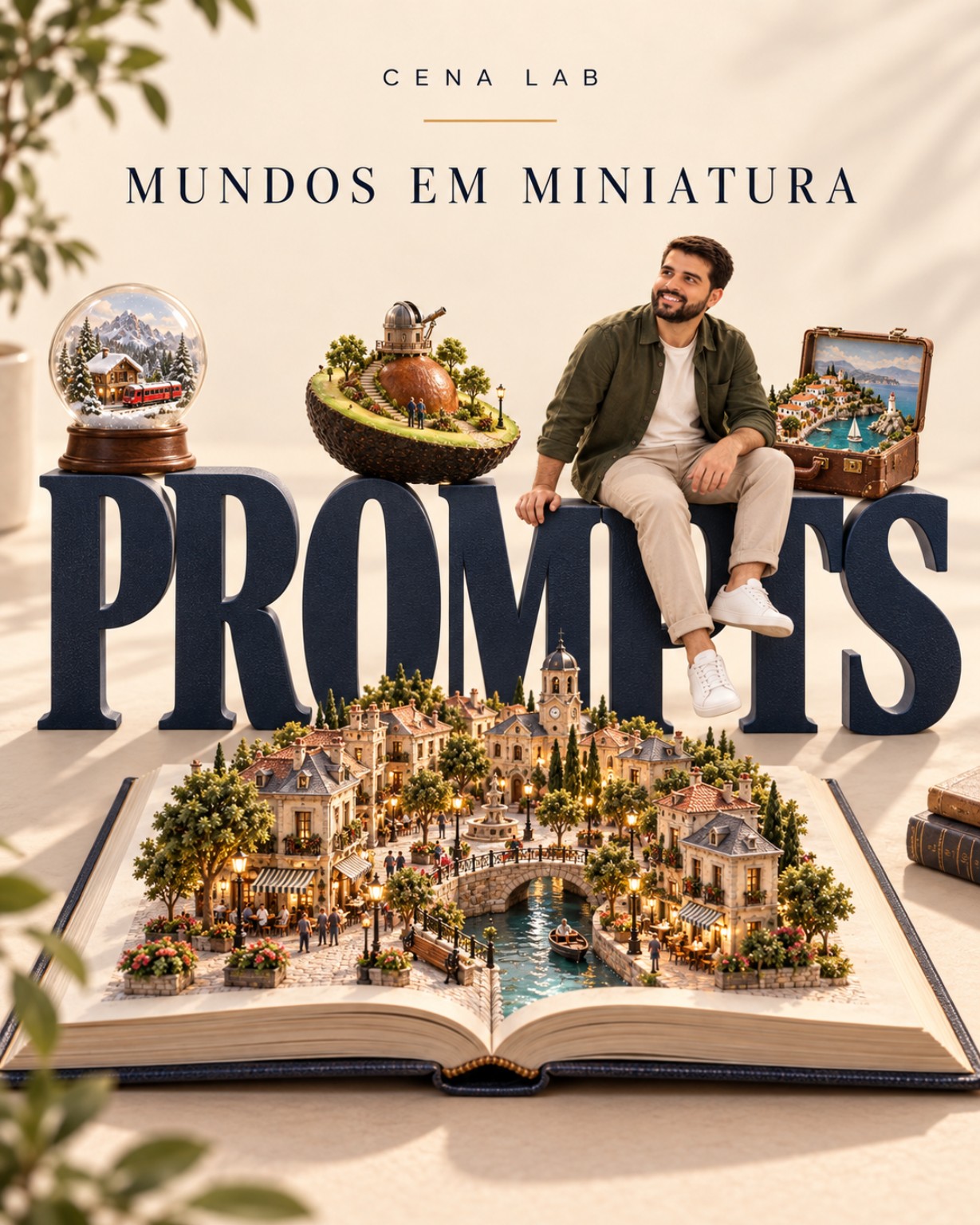 Capa da coleção Mundos em Miniatura